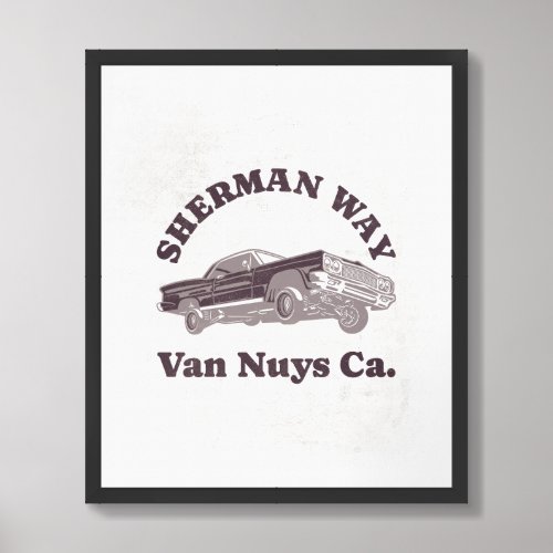 Sherman Way Van Nuys Ca Framed Art