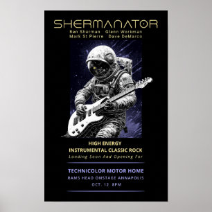 Shermanator Debut Rams Head 2024 Poster