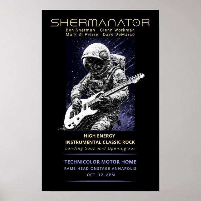 Shermanator Debut Rams Head 2024 Poster (Front)