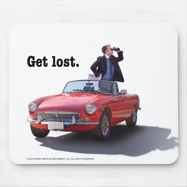 Sherman's Way "Get Lost" Mouse Pad (Front)