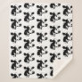 Sherpa Blanket-Black and White Cow Sherpa Blanket