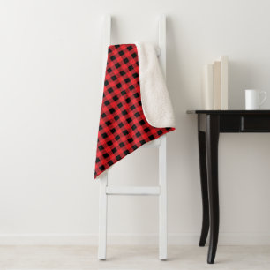 Sherpa Blanket-Buffalo Plaid Blanket