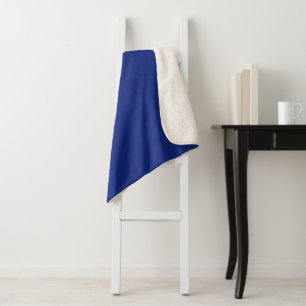 Sherpa Blanket-Large-Sapphire Blue Blanket