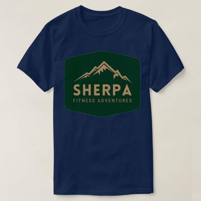 Sherpa Fitness Adventures T-Shirt (Design Front)