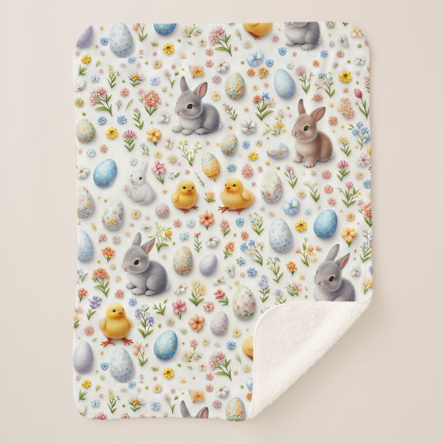 Sherpa Fleece Blanket – Ultra-Soft Custom Print (Front)