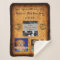 Sherpa Fleece Photo Blanket, Fully Customizable