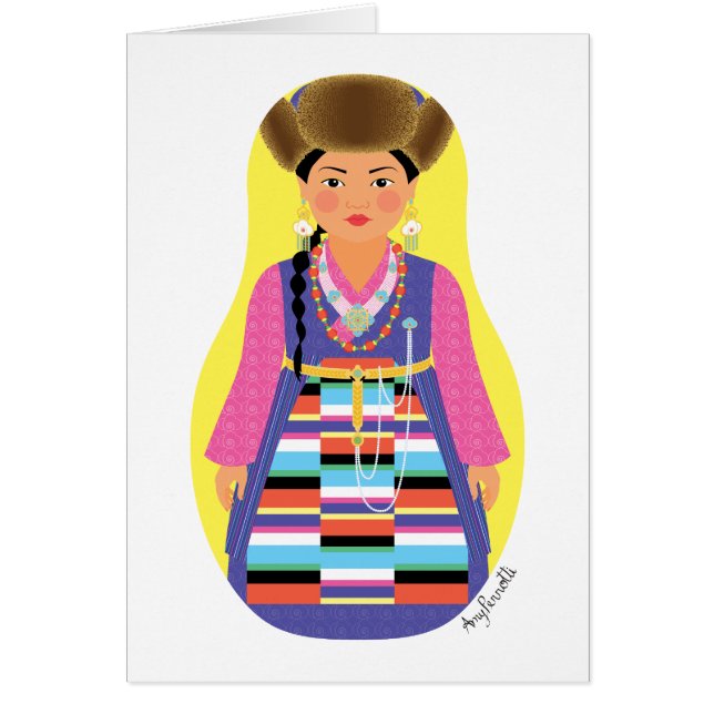 Sherpa Matryoshka Card (Front)