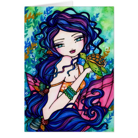 "Sherriella" Mermaid Fantasy Fairy Turtle (Front)