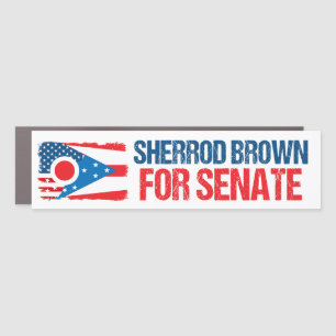 Sherrod Brown for Senate 2026 Election Bumper Car Magnet