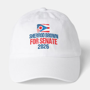 Sherrod Brown for Senate 2026 Election Ohio Flag Hat