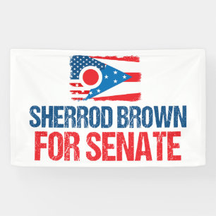 Sherrod Brown for Senate 2026 Election Yard Banner