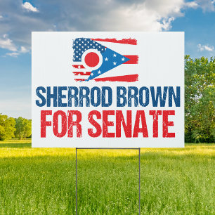 Sherrod Brown for Senate 2026 Election Yard Sign
