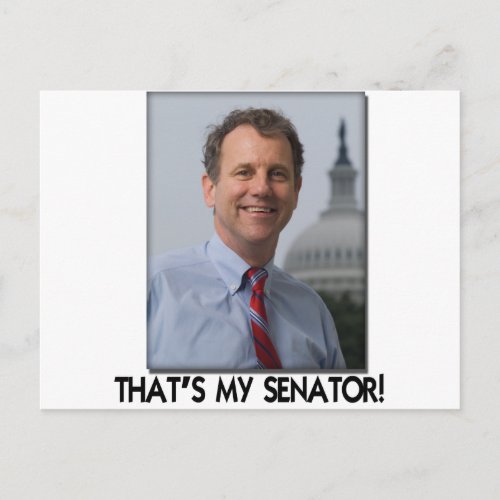 Sherrod Brown Thats My Senator Postcard