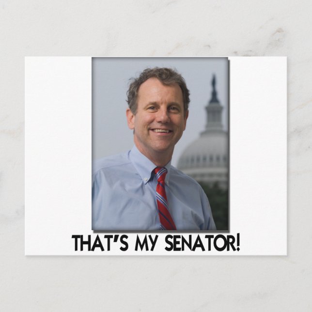 Sherrod Brown, That's My Senator! Postcard (Front)