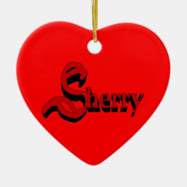 Sherry Ornament (Front)