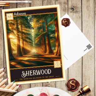Sherwood, Arkansas Vintage Postcard
