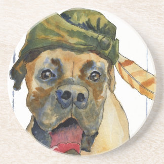 Sherwood Boxer Dog Drink Coaster