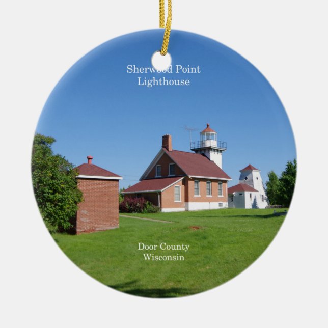 Sherwood Point Lighthouse ornament (Front)