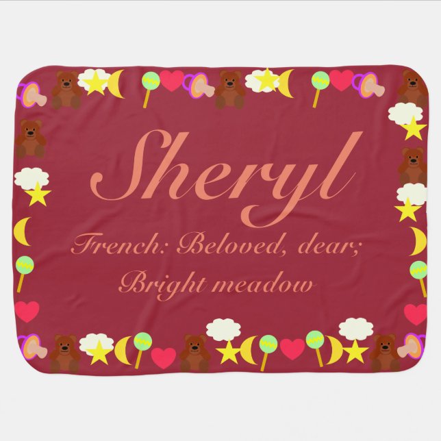 Sheryl Baby Blanket Template (Horizontal)