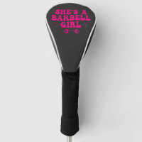 She's a barbel Girl Fitness Gym Sport Gift 