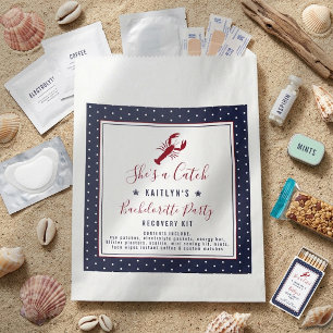 She's A Catch Bachelorette Party Recovery Kit Favor Bag