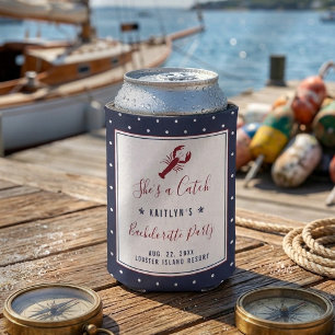 She's A Catch Coastal Bachelorette Party Can Cooler