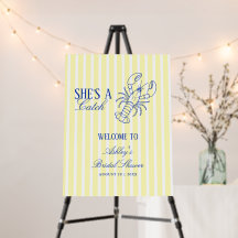 She's A Catch Coastal Bridal Shower Welcome