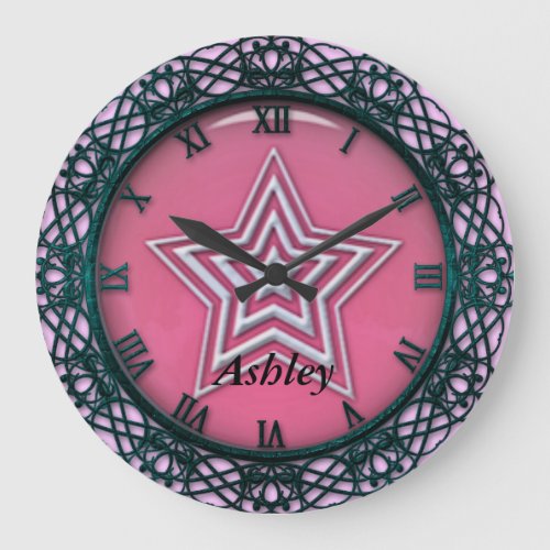 Shes A Star Wall Clock