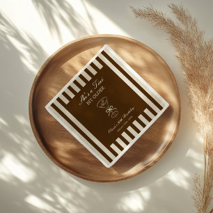 She's A Tini Bit Older Coffee Martini Birthday Napkins