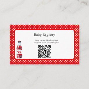 She's About to Pop Popcorn Pop Soda Baby Shower Enclosure Card
