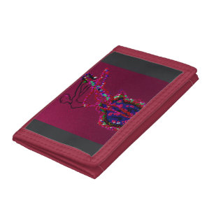She's Become One with the Music Tri-fold Wallet