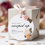 She's Been Scooped Up Bridal Shower Favor Tags<br><div class="desc">She's Been Scooped Up Bridal Shower Favor Tags</div>