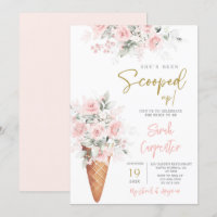 She's Been Scooped Up Bridal Shower
