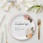 She's Been Scooped Up Bridal Shower Paper Plates<br><div class="desc">She's Been Scooped Up Bridal Shower Paper Plates</div>