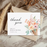 She's Been Scooped Up Bridal Shower Thank You Card<br><div class="desc">She's Been Scooped Up Bridal Shower Thank You Card</div>