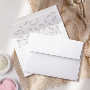 She's Been Scooped Up Chocolate Bridal Shower Envelope Liner