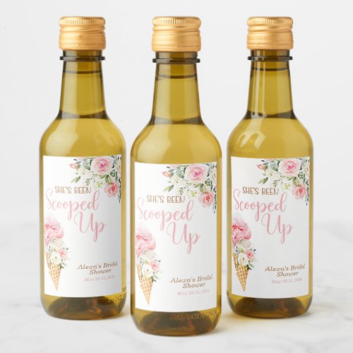 Shes Been Scooped Up Custom MINI Wine Label