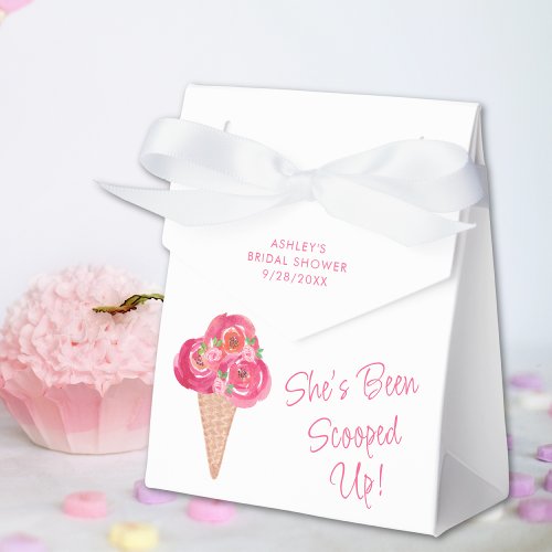 Shes Been Scooped Up Ice Cream Bridal Shower  Favor Boxes