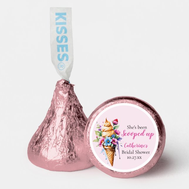 She's Been Scooped Up Ice Cream Bridal Shower  Hershey®'s Kisses® (Front)