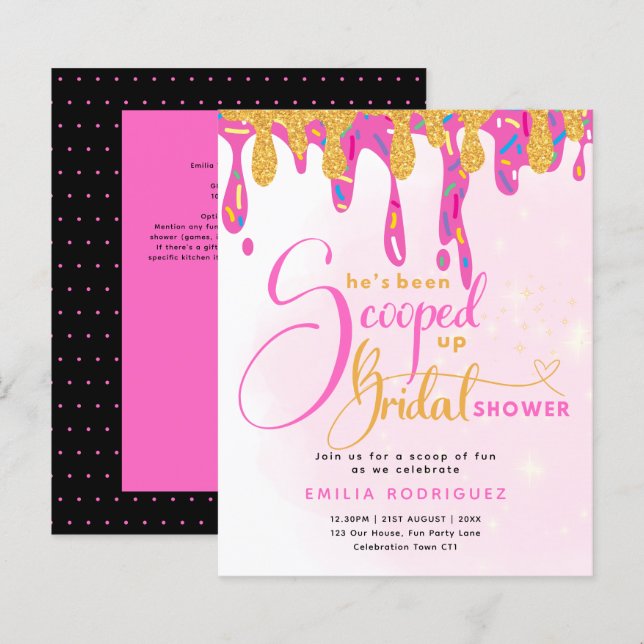 She's Been Scooped Up Icecream Bridal Shower (Front/Back)