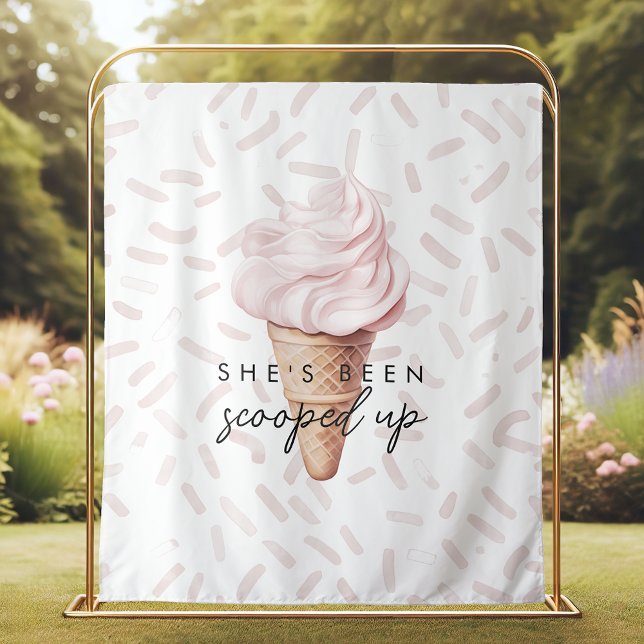 She's Been Scooped Up Strawberry Bridal Backdrop (Creator Uploaded)