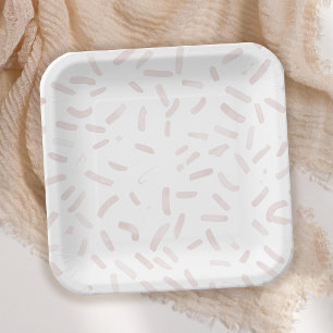 She's Been Scooped Up Strawberry Bridal Shower Paper Plates