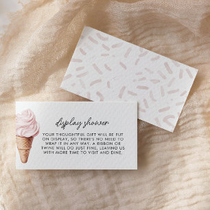 She's Been Scooped Up Strawberry Display Shower Enclosure Card