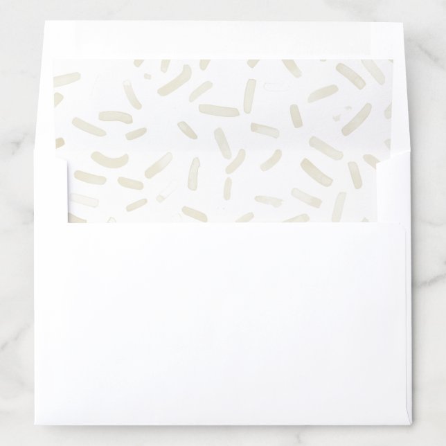 She's Been Scooped Up Vanilla Bridal Shower Envelope Liner (In Envelope)