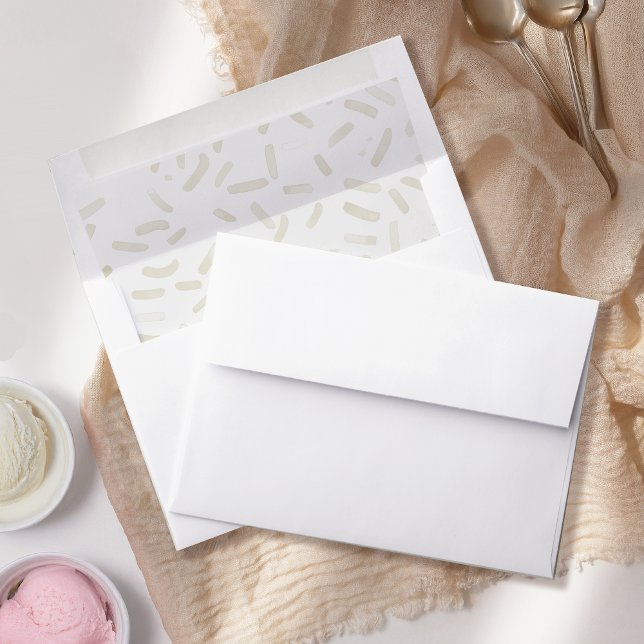 She's Been Scooped Up Vanilla Bridal Shower Envelope Liner (Creator Uploaded)
