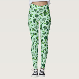 She's Choppin' Broccoli Gen X Humor Novelty Leggings