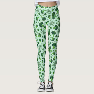 She's Choppin' Broccoli Gen X Humor Novelty Leggings
