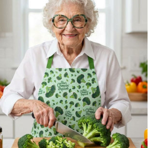 She's Choppin' Broccoli GenX Humor Song Novelty  Apron