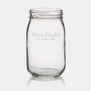 She's Crafty Mason Jar