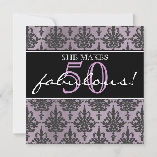 She's Fabulous! Birthday Party Invitation
